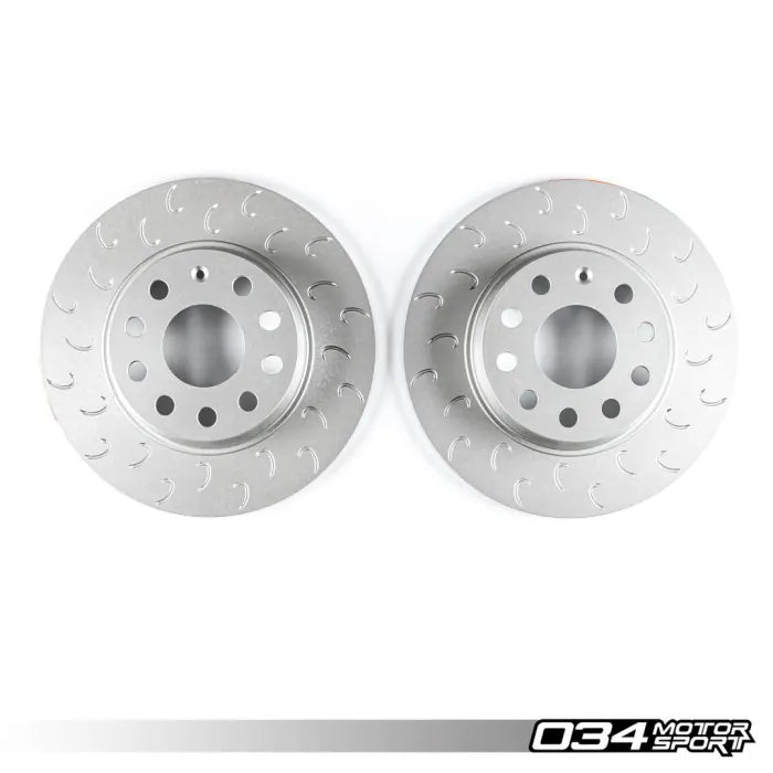 034Motorsport 1-Piece Rear Brake Rotor Upgrade Kit, Volkswagen & Audi MQB/PQ35 - 034-301-2021