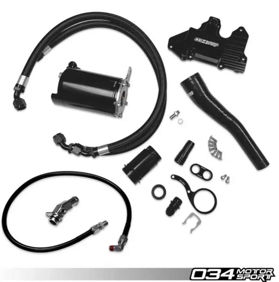 034Motorsport Stage 2 Billet Catch Can Kit, Audi 8V S3 & Volkswagen Golf MK7R - 034-101-1020