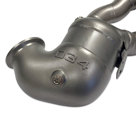 034-105-4044 - Cast Stainless Steel Racing Downpipe, Audi 8S TTRS & .5 RS3