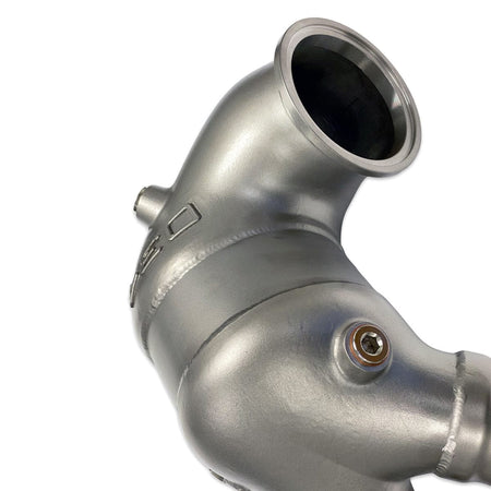 034-105-4044 - Cast Stainless Steel Racing Downpipe, Audi 8S TTRS & .5 RS3