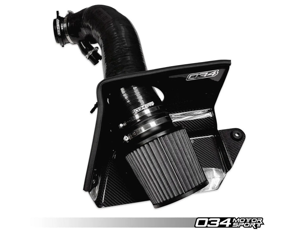 034Motorsport S34 Carbon Fibre Intake & Turbo Inlet - Volkswagen Mk8 Golf R & Audi 8Y S3 - 034-108-1083