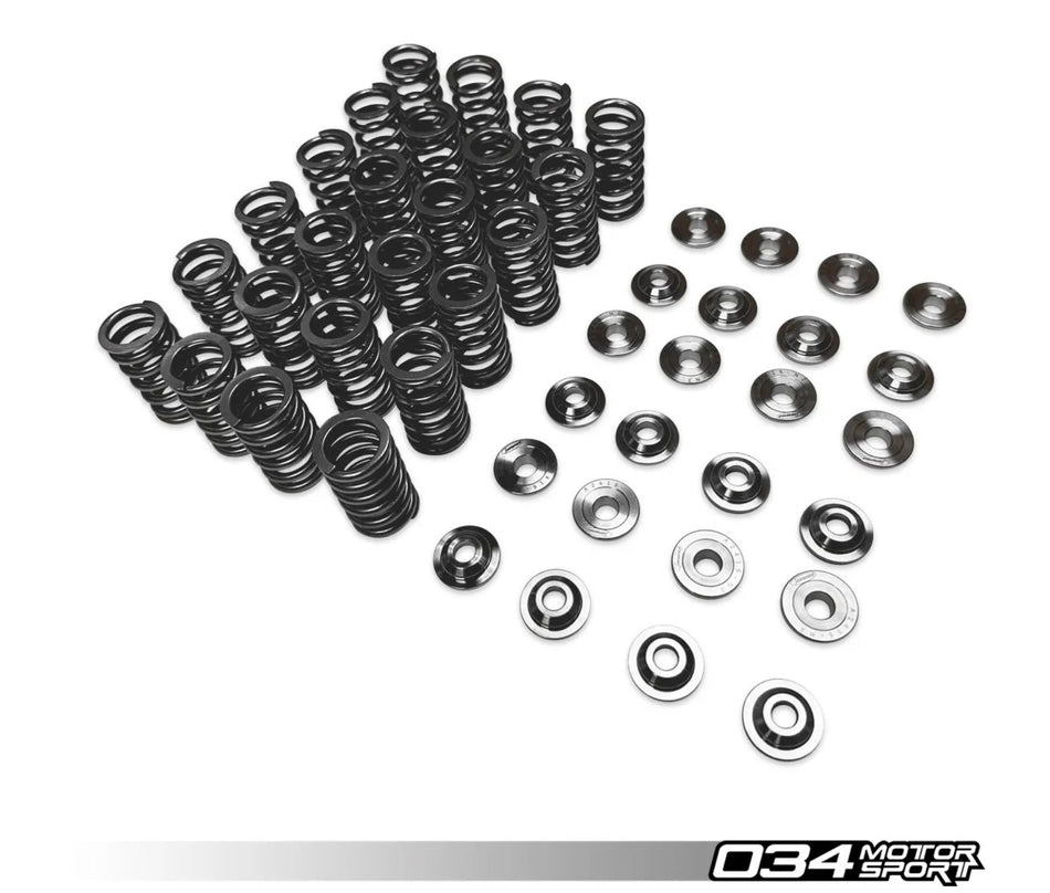 034-201-8022 - 034Motorsport Supertech Valve Spring & Titanium Retainer Set, Audi EA837 3.0T & EA839 2.9T/3.0T Engines