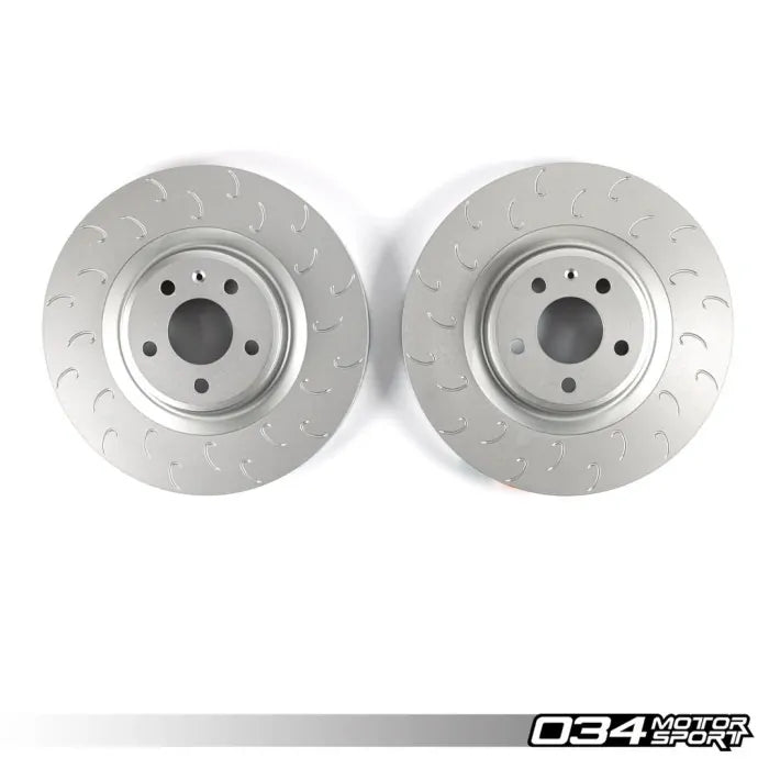 034Motorsport 1-Piece Front Brake Rotor Upgrade Kit - Audi B8 S4/S5/Q5 3.0T - 034-301-1025