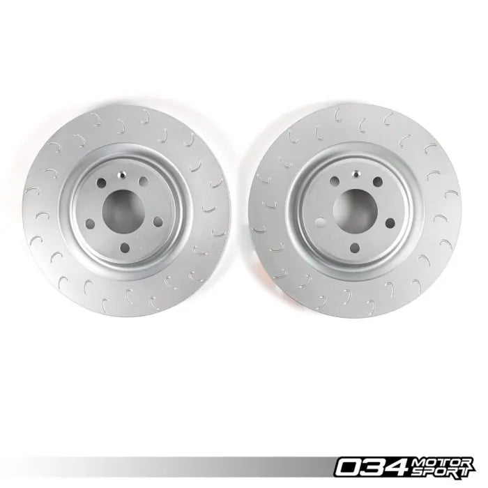 034Motorsport 1-Piece Rear Brake Rotor Upgrade Kit, Audi B8/B9/C7 A6/A7/A8 - 034-301-2022