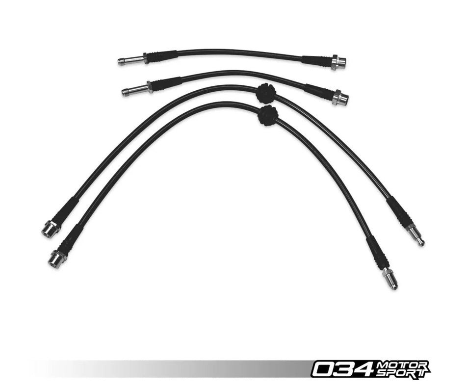 034Motorsport Stainless Steel Braided Brake Line Kit, G80/G82/G87 BMW M2/M3/M4 - 034-303-0028