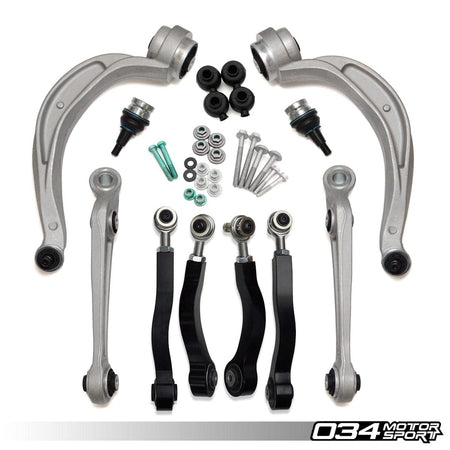 034-401-1054 - DENSITY LINE CONTROL ARM KIT UPPER ADJUSTABLE, B8/B8.5 AUDI A4/S4, A5/S5/RS5 & Q5/SQ5, Camber Correcting, Late M14
