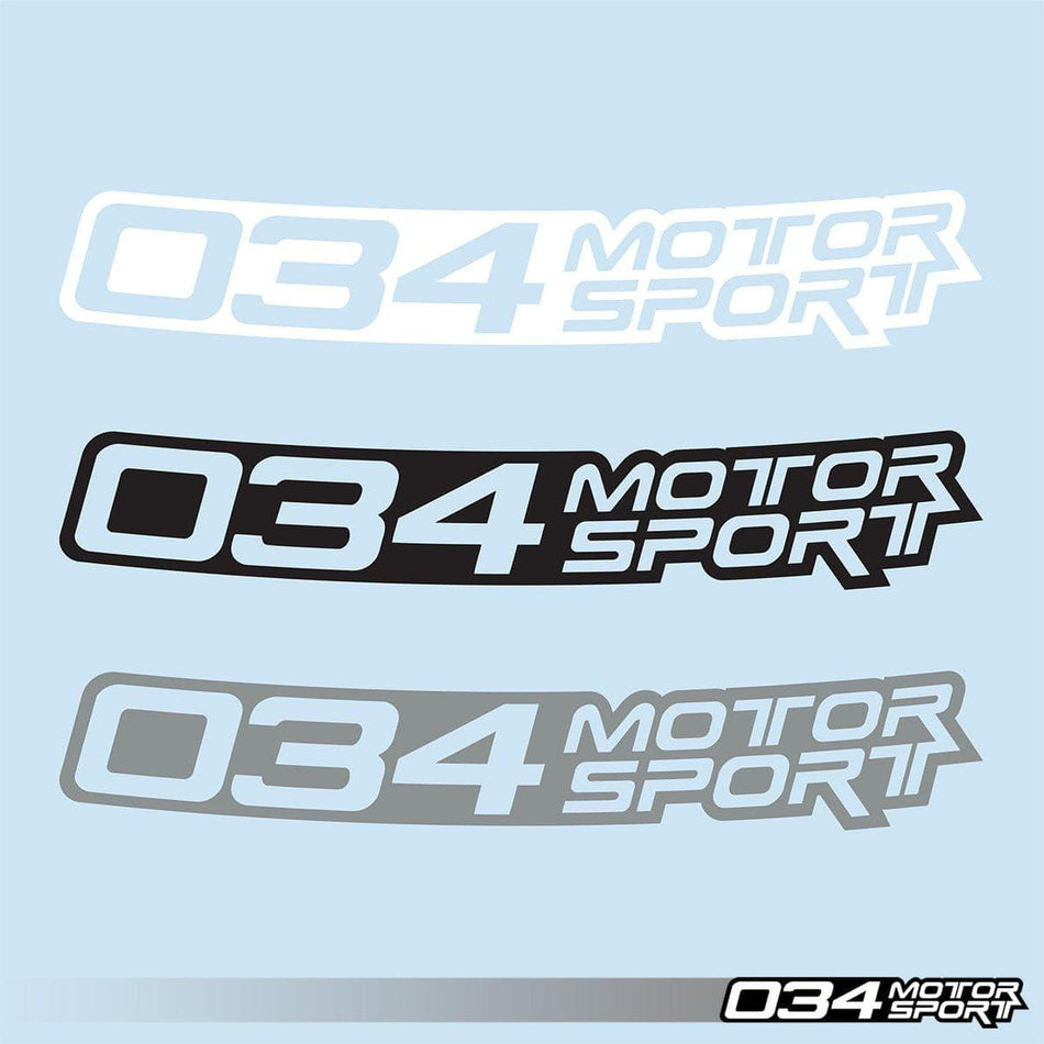034-A04-0004-SIL Windshield Banner, 034Motorsport 36" - Silver