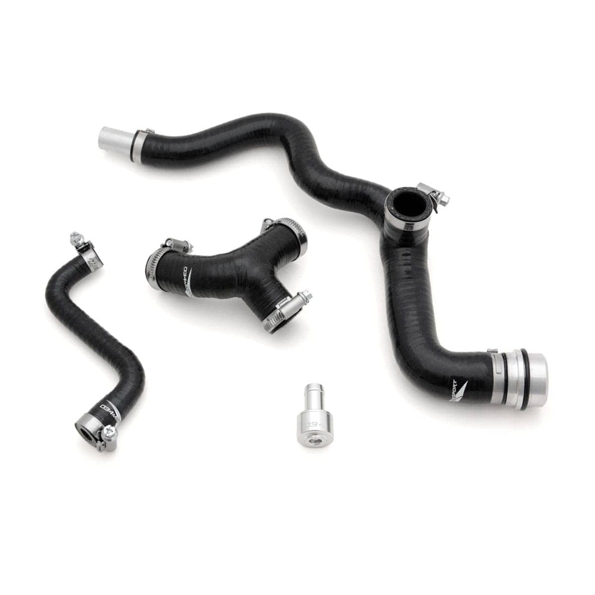 034 - Breather Hose Kit, AUG/AWM/AMB / Audi A4 & Volkswagen Passat 1.8T, Reinforced Silicone - 034-101-3002