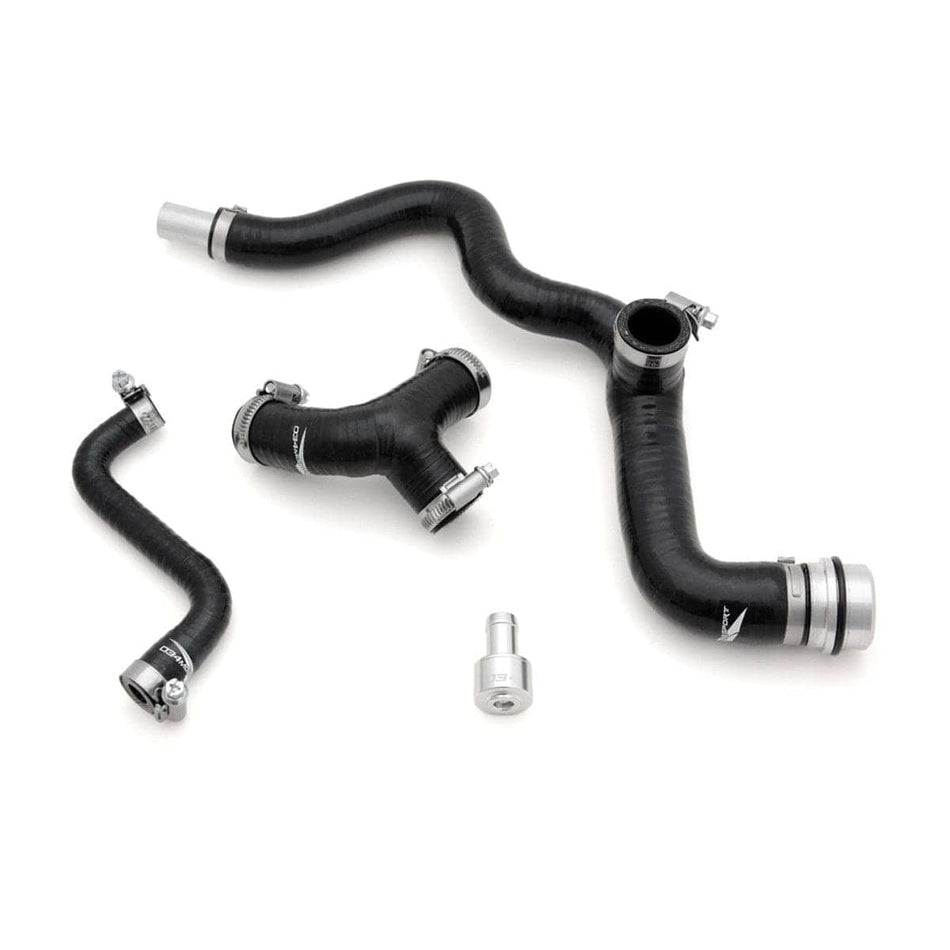 034 - Breather Hose Kit, AUG/AWM/AMB / Audi A4 & Volkswagen Passat 1.8T, Reinforced Silicone - 034-101-3002