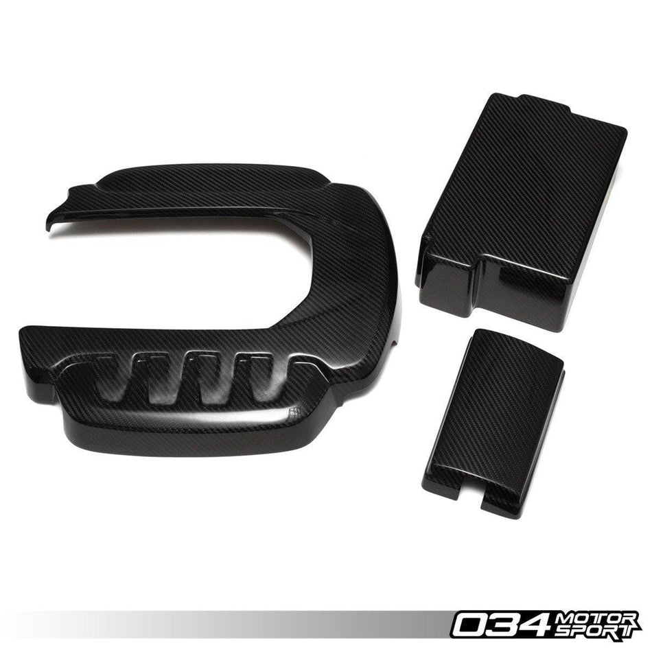034 - Carbon Fibre Engine Cover, Battery Cover & Fuse Box Cover - Audi S3 - 034-1ZZ-1000