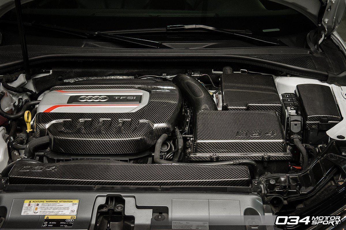 034 - Carbon Fibre Engine Cover, Battery Cover & Fuse Box Cover - Audi S3 - 034-1ZZ-1000