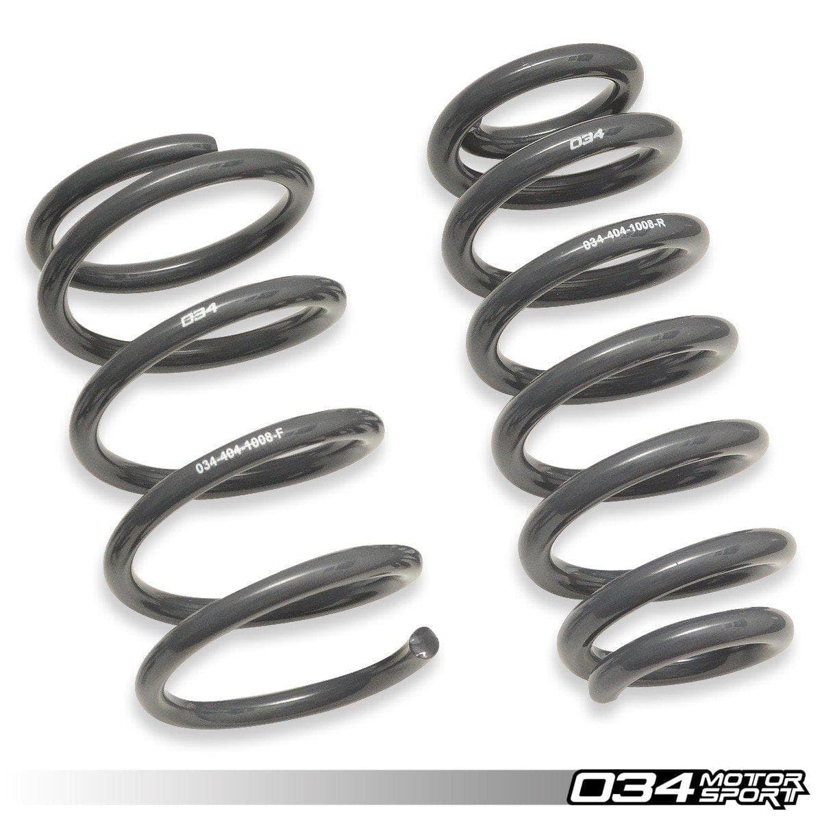 034Motorsport - Audi RS3 Dynamic+ Lowering Springs - 034-404-1008