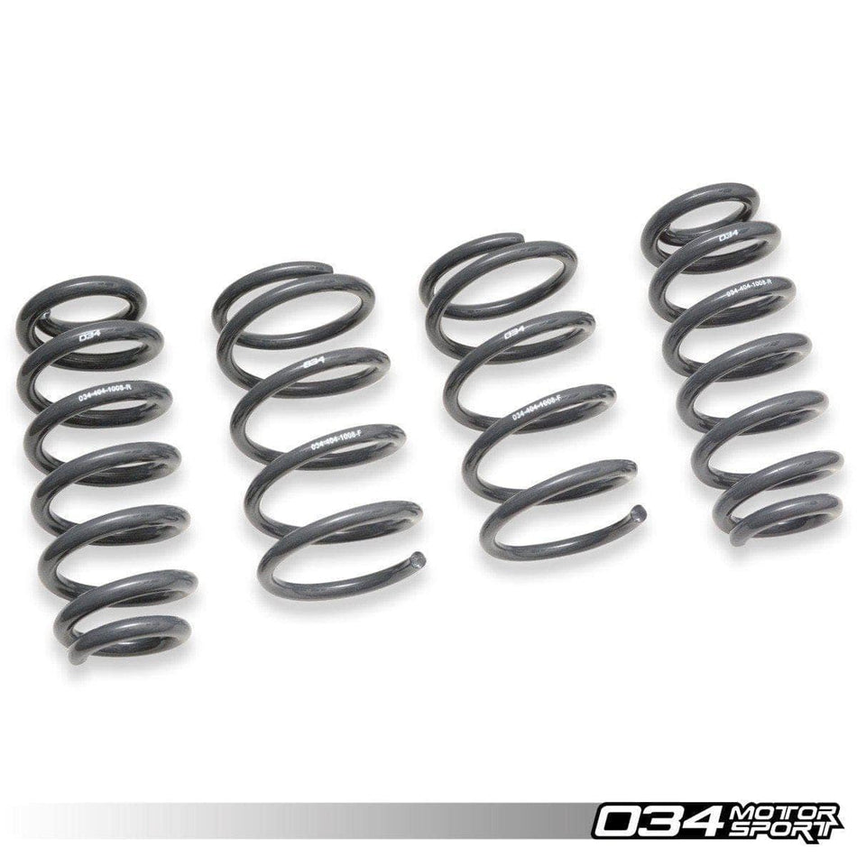 034Motorsport - Audi RS3 Dynamic+ Lowering Springs - 034-404-1008
