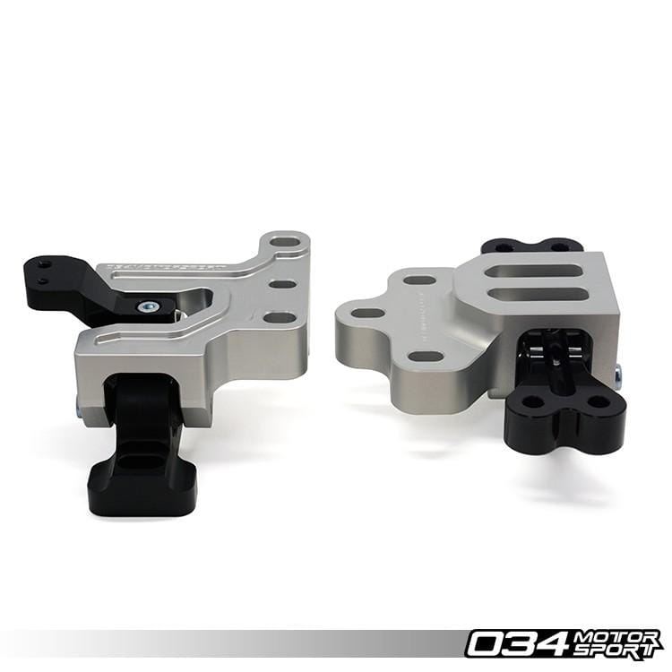 034 - Motorsport Engine/Transmission Mount Pair, MK5/6 Volkswagen Golf/Jetta & Audi 8J/ A3/TT Billet Aluminum - 034-509-5016