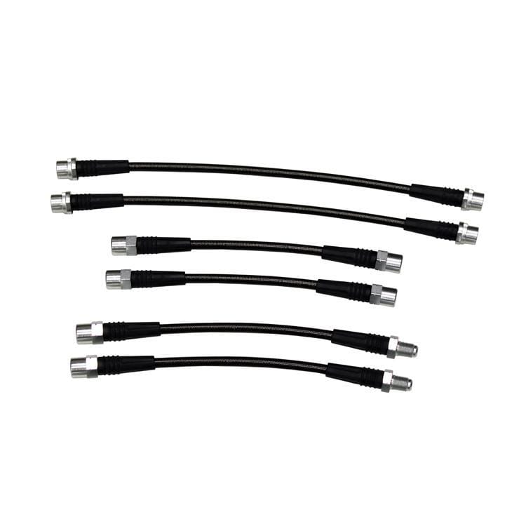034 Stainless Steel Braided Brake Line Kit, Audi A4/S4 Quattro, DOT Certified - 034-303-0007