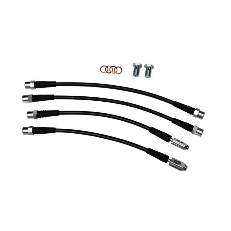 034 Stainless Steel Braided Brake Line Kit, Audi, A4/S4 Quattro - 034-303-0008