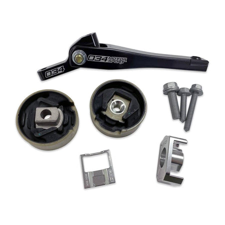 034MOTORSPORT BILLET SPHERICAL DOGBONE MOUNT PERFORMANCE PACK - MQB - AUDI S3/TT/TTS, VOLKSWAGEN MK7 GOLF GTI/R MANUAL OR 6-SPEED DSG DQ250 - 034-509-1041