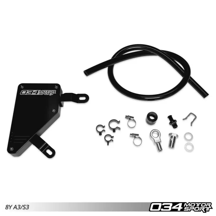 034Motorsport Billet Aluminium DSG Breather Catch Can Kit - Audi 8Y A3/S3 - 034-504-Z037