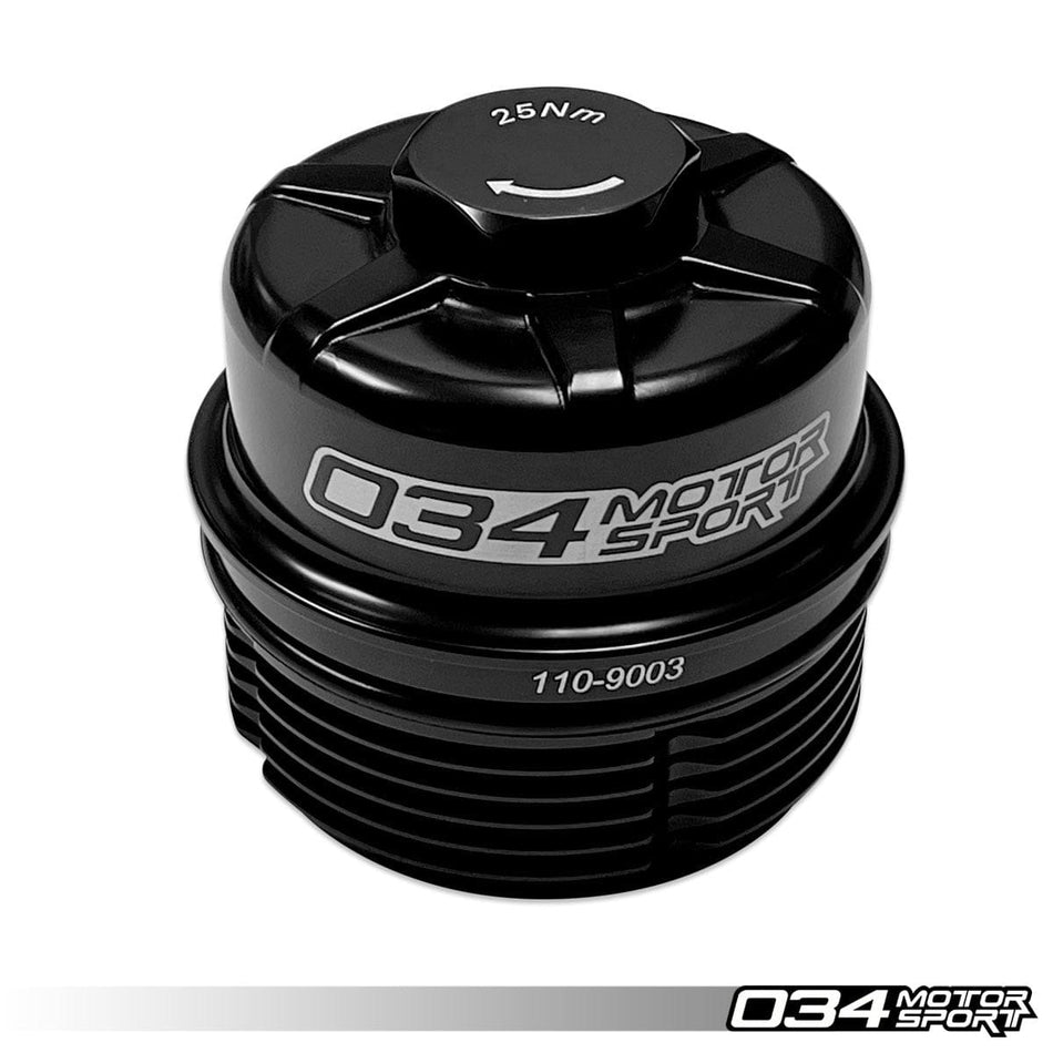 034Motorsport Billet Oil Filter Housing - Audi B9 S4/S5/SQ5/RS4/RS5 3.0 TFSI/2.9 TFSI - 034-110-9003