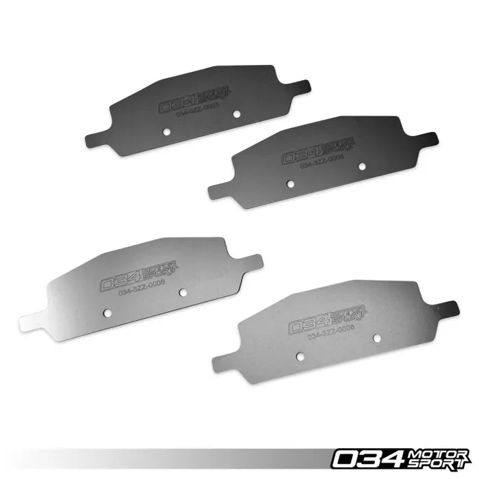 034Motorsport Titanium Brake Pad Shim Kit - Audi B9/9.5 S4/S5/SQ5/RS5 - 034-3ZZ-0008