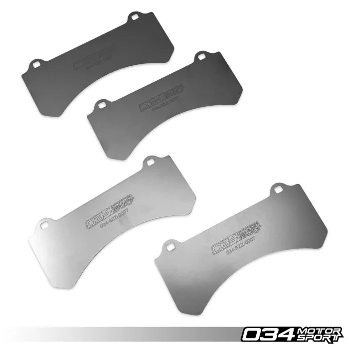 034Motorsport Titanium Front Brake Pad Shim Kit for RS+ Big Brake Package - 034-3ZZ-0007