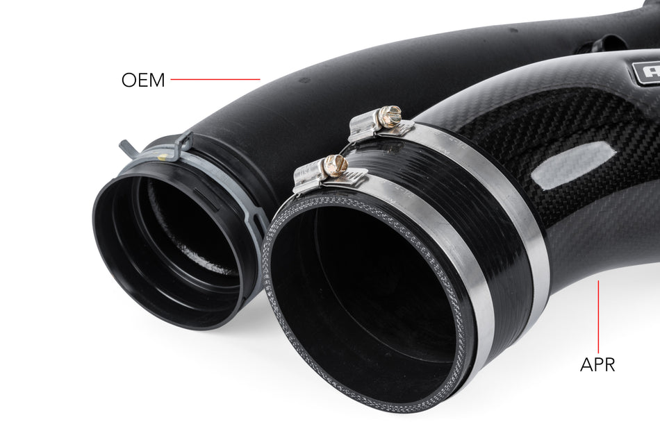 APR Carbon Fibre Turbo Intake Pipe Audi RS3 8V 17-21/TT RS 8S 17+
