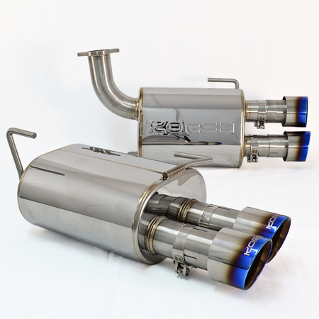 Korsh Subaru WRX 2011-14/STI 2011-2021 Turbo Back Exhaust - Stainless Steel with Titanium Tips