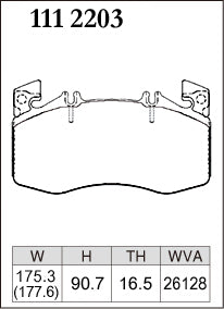 DIXCEL Front Brake Pads - Mercedes-AMG A45S (W177)