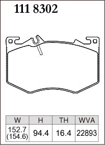 DIXCEL Front Brake Pads - Mercedes-AMG A35 (W177/V177) / CLA35 (C118) / GLA35 (H247) / GLB35 (X247)