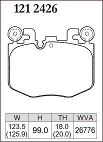 DIXCEL Front Brake Pads - Toyota GR Supra (A90)