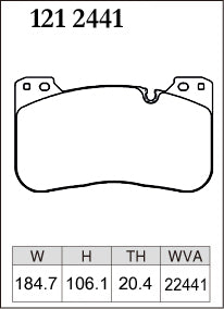 DIXCEL Front Brake Pads - BMW M5 (F90/G90) / M8 (F92/F93) / X5 M (F95) / X6 M (F96)