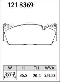 DIXCEL Front Brake Pads - BMW M2 (F87) / M3 (F80) / M4 (F82) - 2NH