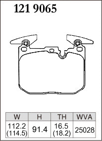 DIXCEL Front Brake Pads - BMW M2 (F87) / M3 (F80) / M4 (F82)