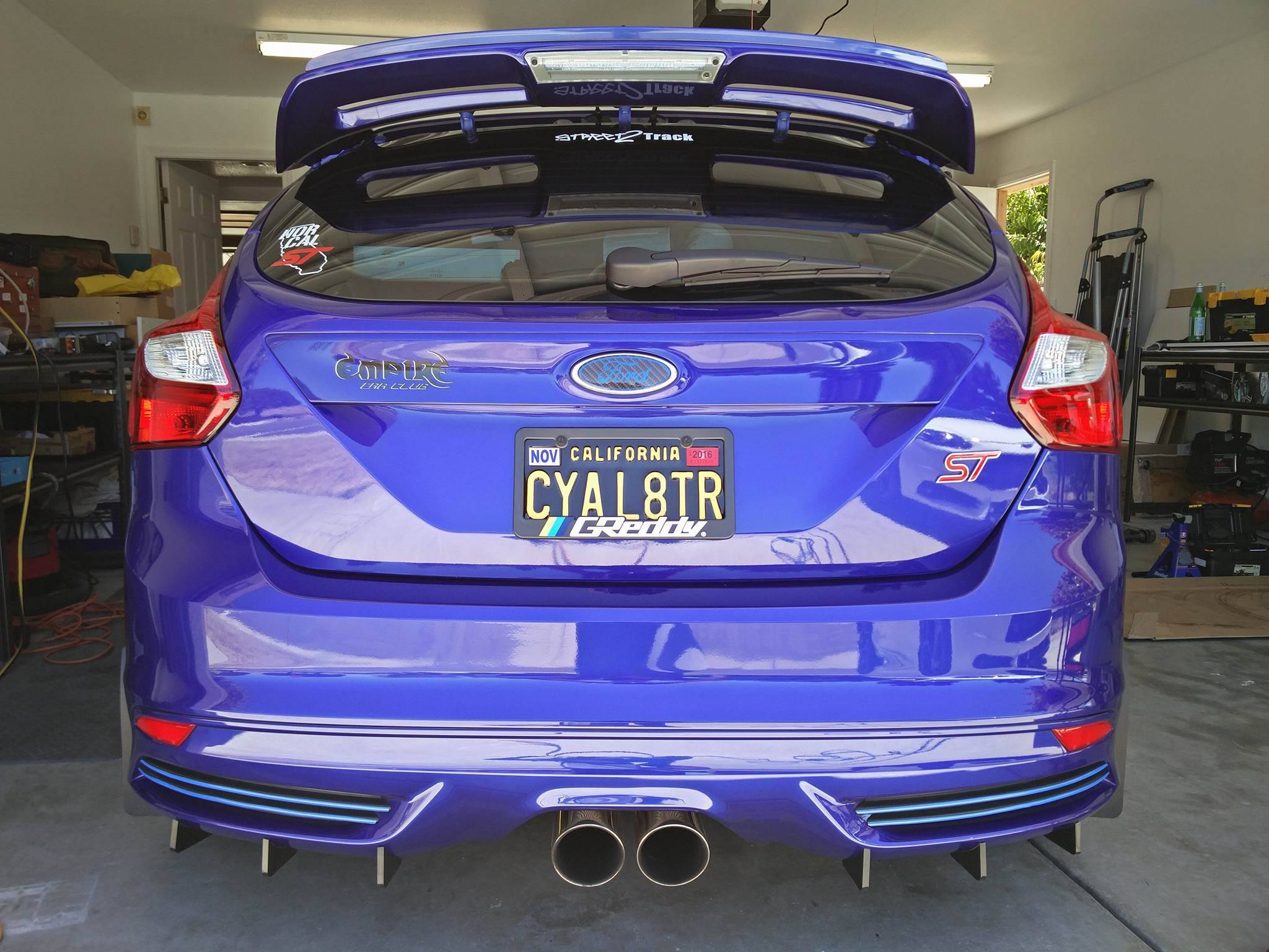 Velossa Tech Diffuser Fins (6-Pack) | Ford Focus ST 2013-2018 — view 2