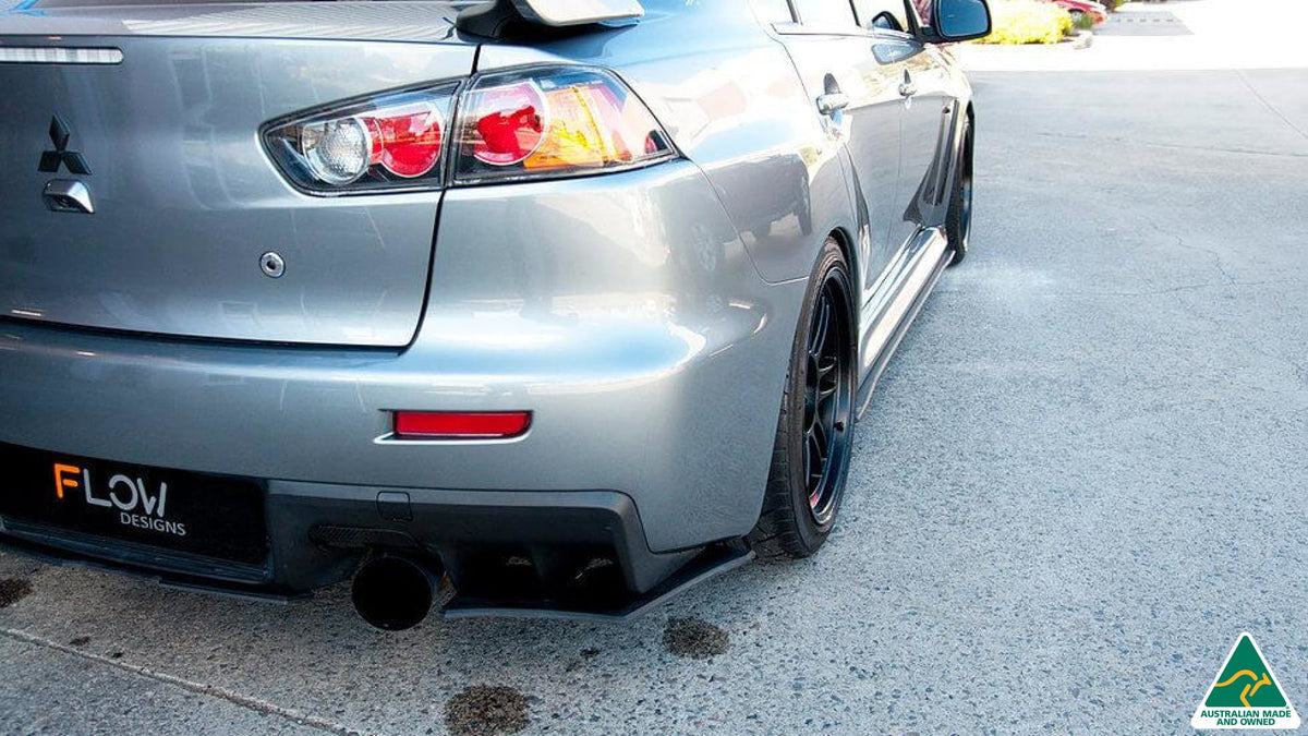 Buy Mitsubishi Lancer Evolution X Side Extension Splitters Online