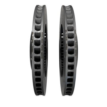 2-PIECE FLOATING FRONT BRAKE ROTOR UPGRADE KIT FOR AUDI /.5 S3 AND VW MK7/7.5 GTI/R - 034-301-1001