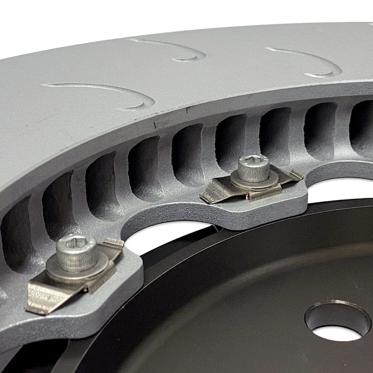 2-PIECE FLOATING FRONT BRAKE ROTOR UPGRADE KIT FOR AUDI /.5 S3 AND VW MK7/7.5 GTI/R - 034-301-1001