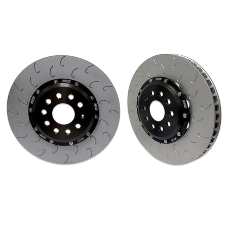 2-PIECE FLOATING FRONT BRAKE ROTOR UPGRADE KIT FOR AUDI /.5 S3 AND VW MK7/7.5 GTI/R - 034-301-1001