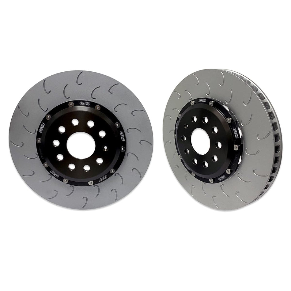 2-PIECE FLOATING FRONT BRAKE ROTOR UPGRADE KIT FOR AUDI /.5 S3 AND VW MK7/7.5 GTI/R - 034-301-1001