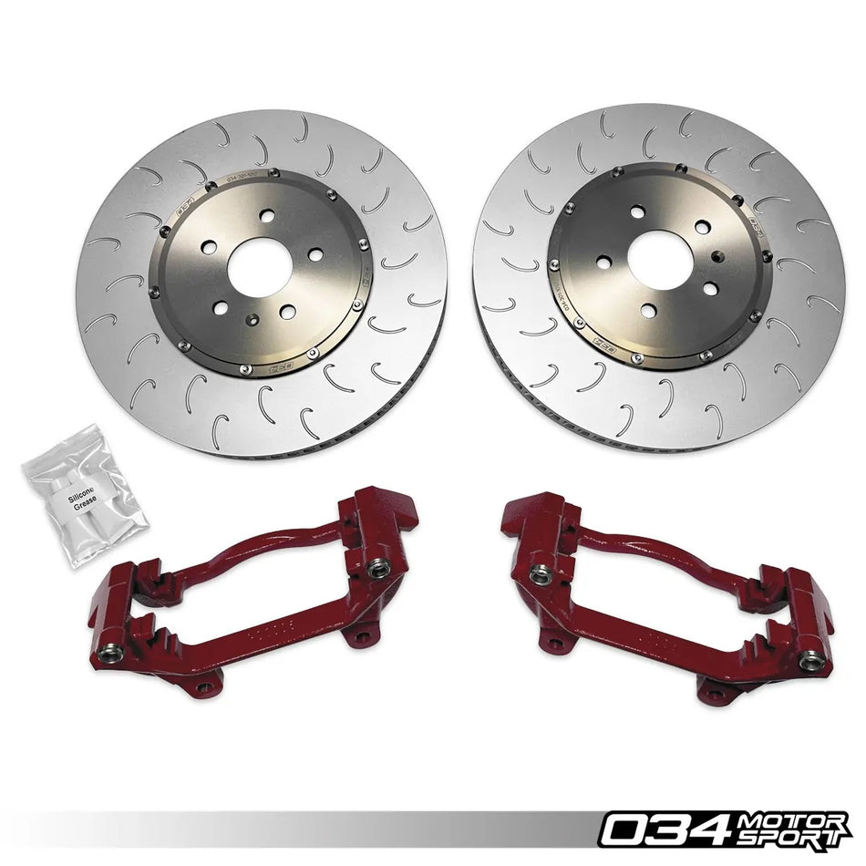 034Motorsport Volkswagen Golf MK8R & Audi 8Y S3 2-Piece Floating Front Brake Rotor 375mm Upgrade - 034-301-1012