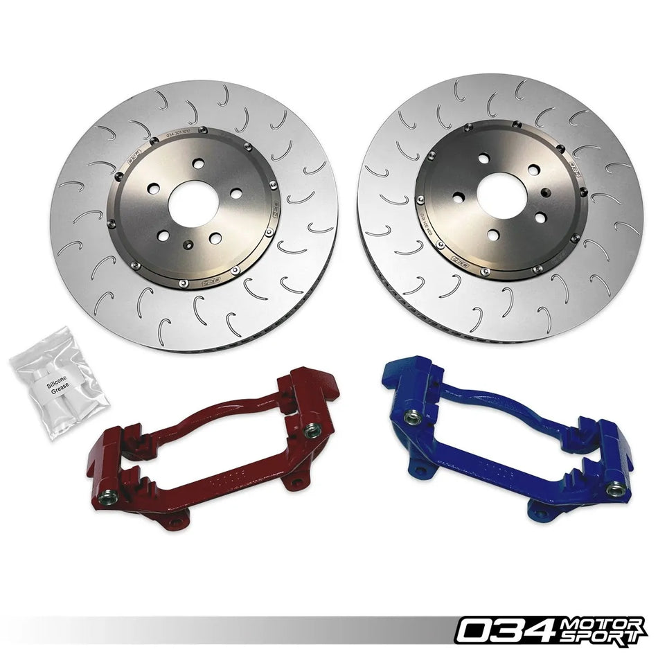 034Motorsport Volkswagen Golf MK8R & Audi 8Y S3 2-Piece Floating Front Brake Rotor 375mm Upgrade - 034-301-1012