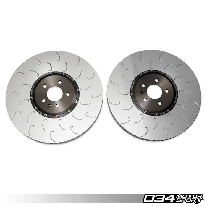 034Motorsport 2-Piece Floating Front Brake Rotor Upgrade - Audi C8 RS6 & RS7 - 034-301-1026