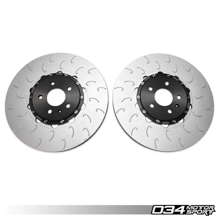 034Motorsport 2-Piece Floating Front Brake Rotor Upgrade Kit - Audi B8 Q5/SQ5 - 034-301-1015