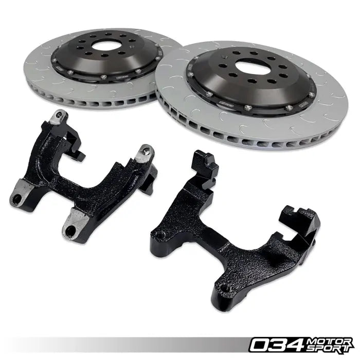 034Motorsport Volkswagen & Audi MQB 350 MM Rear Brake Rotor Upgrade - 034-301-2004 - BLK