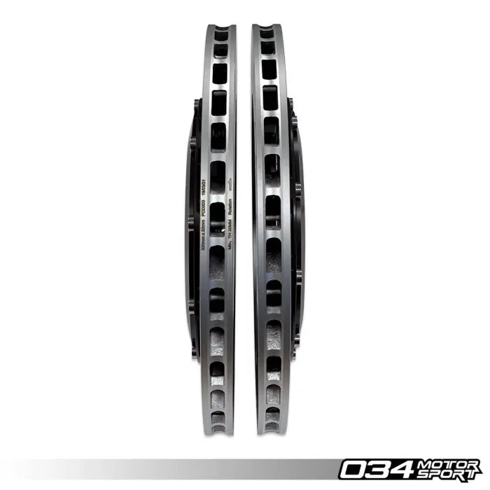 A5 Float 034 - 2-Piece Floating Rear Brake Rotor 370mm - Audi B9 A4/S4/A5/S5/Q5 ...