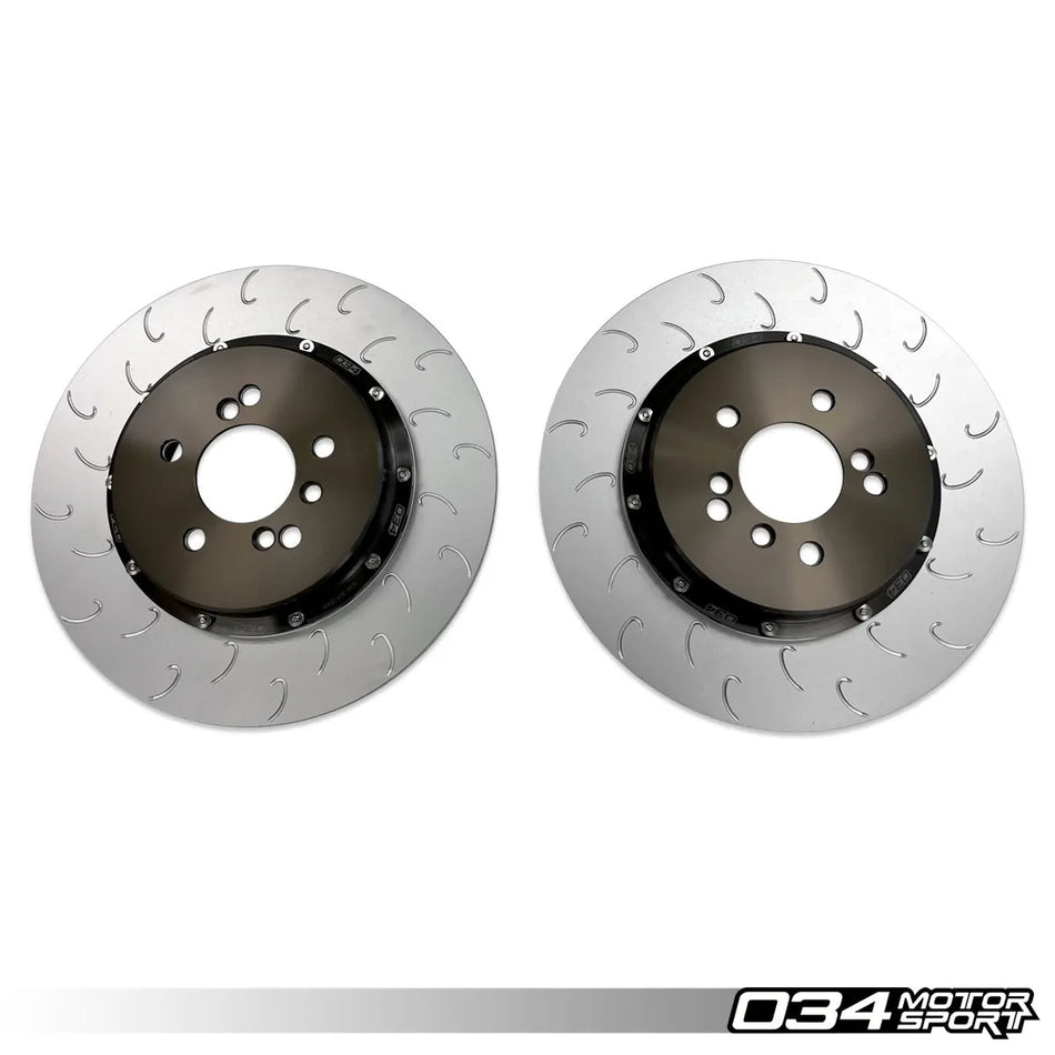 034Motorsport 2-Piece Floating Rear Brake Rotor Upgrade Kit - BMW F80 M2/M3/M4