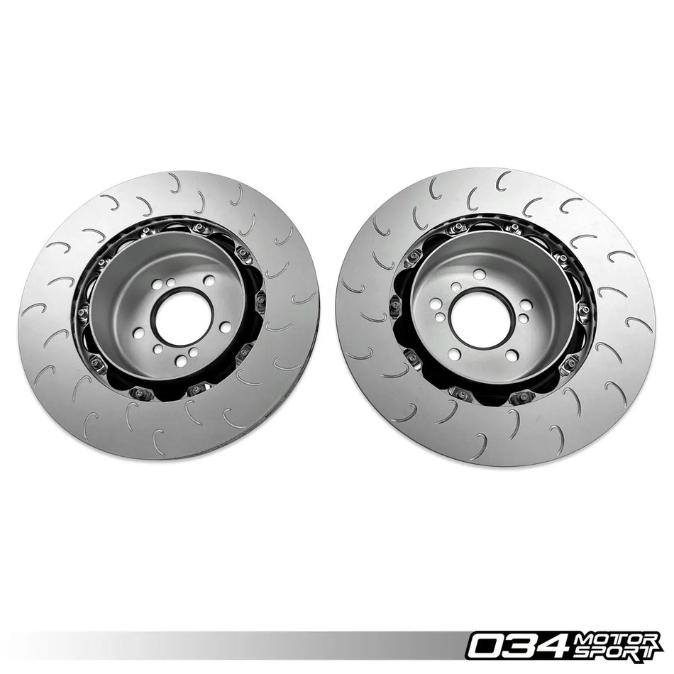 034Motorsport 2-Piece Floating Rear Brake Rotor Upgrade Kit - BMW F80 M2/M3/M4