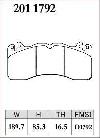 DIXCEL Front Brake Pads - Ford Mustang 5.0 GT / Bullitt (S550 | FM / FN)