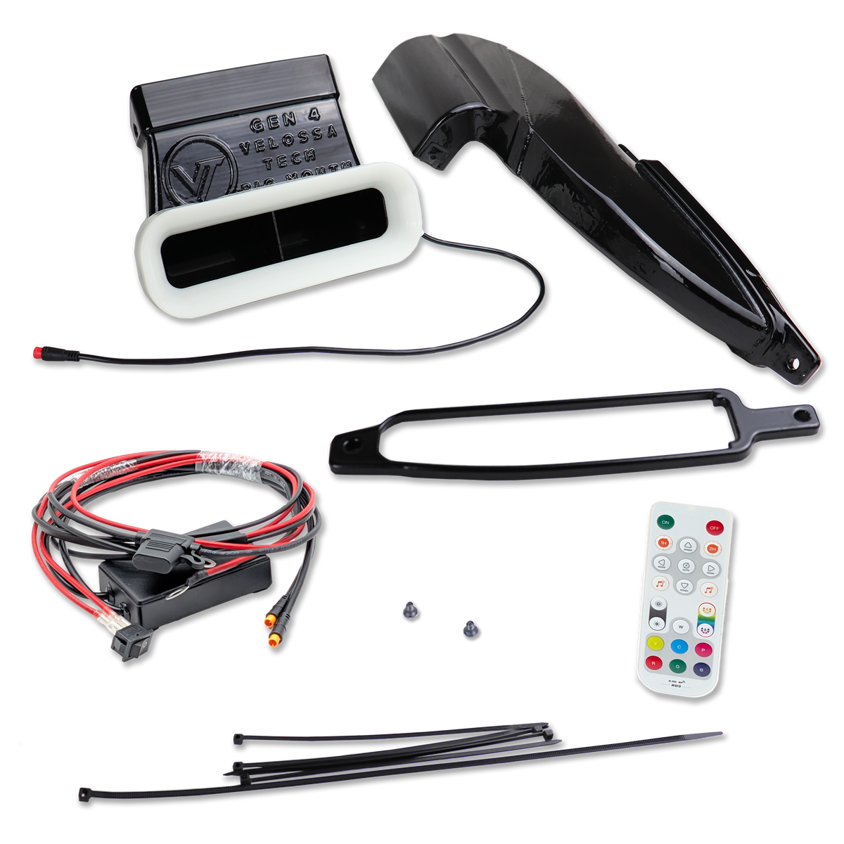 Velossa Tech BIG MOUTH LIT KIT Ram Air Intake Snorkel | Ford Fusion (1.5L/1.6L/2.0L EcoBoost/2.5L/Sport) 2013-2020