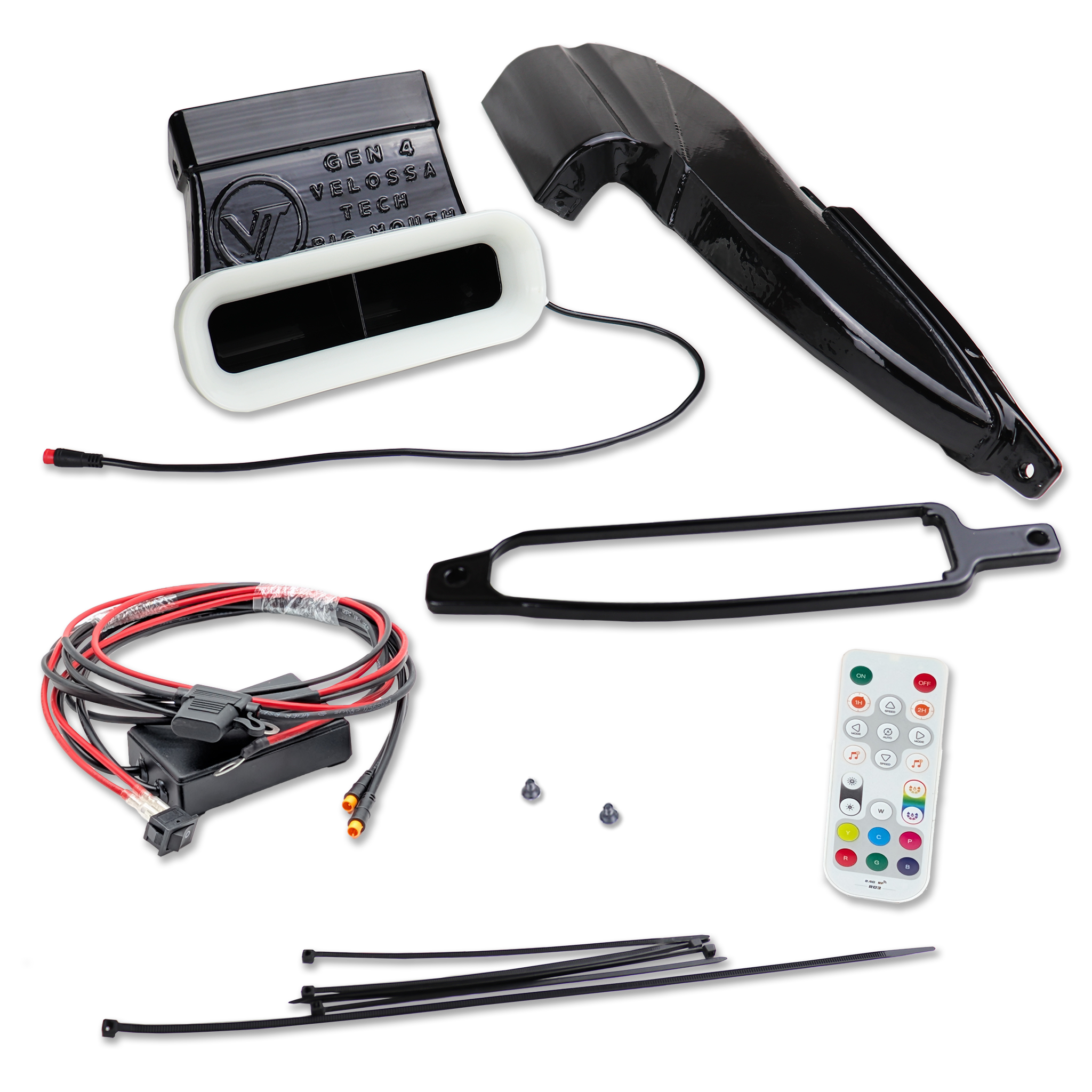 Velossa Tech BIG MOUTH LIT KIT Ram Air Intake Snorkel | Ford Fusion (1.5L/1.6L/2.0L EcoBoost/2.5L/Sport) 2013-2020